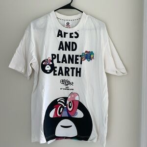 BAPE t shirt, AAPE by a bathing ape t shirt.